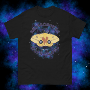 2026 Limited Edition Hillsborough Moth Crawl T-Shirt – Unisex – Black Lettering